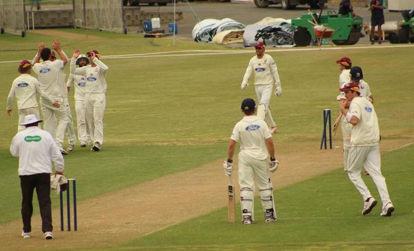 Wickets have tumbled fast in season opener at Whangarei